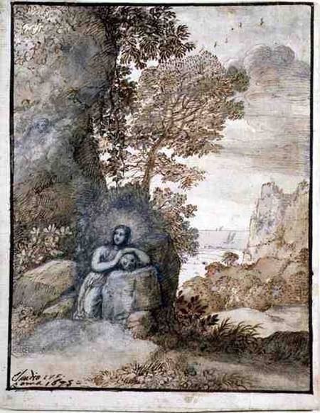 Landscape with the Magdalene von Claude Lorrain