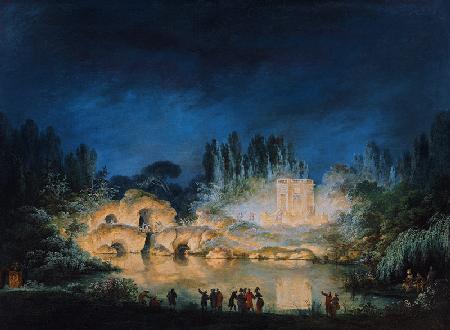Illumination of the Belvedere at the Petit-Trianon 1781