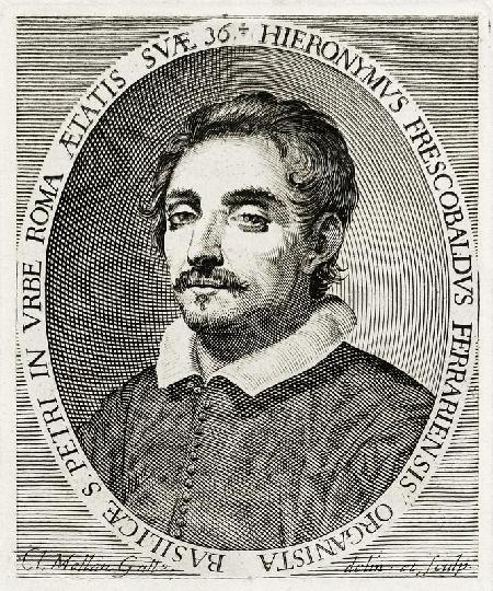 Porträt von Komponist Girolamo Frescobaldi (1583-1643) 1634