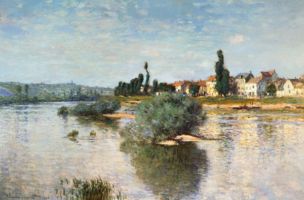 The Seine at Lavacourt von Claude Monet