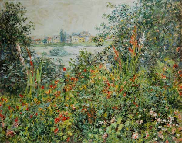 Sommerblüten bei Vetheuil von Claude Monet