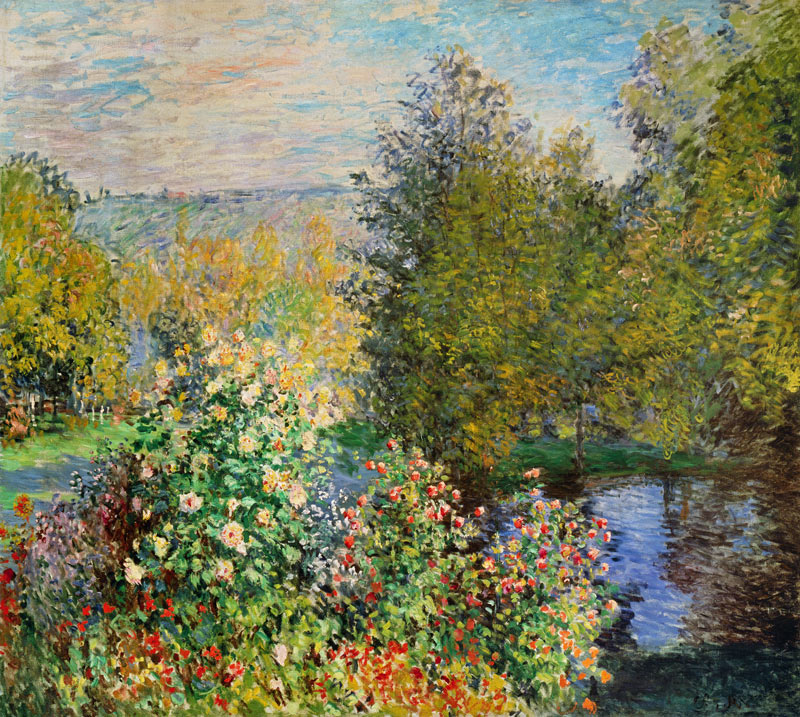 A Corner of the Garden at Montgeron von Claude Monet