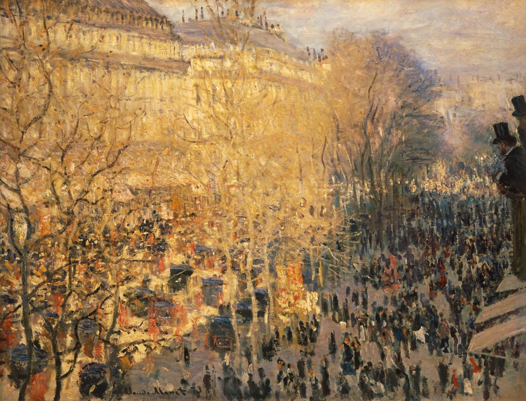 Boulevard des Capucines in Paris von Claude Monet