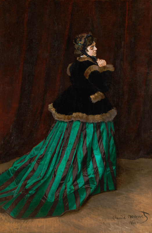 Camille, or The Woman in the Green Dress von Claude Monet