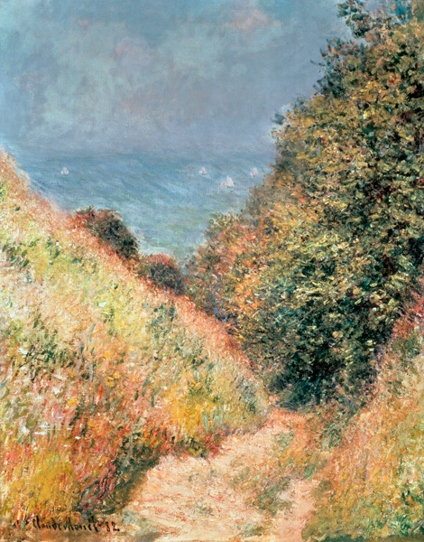 Chemin de la Cavee, Pourville von Claude Monet