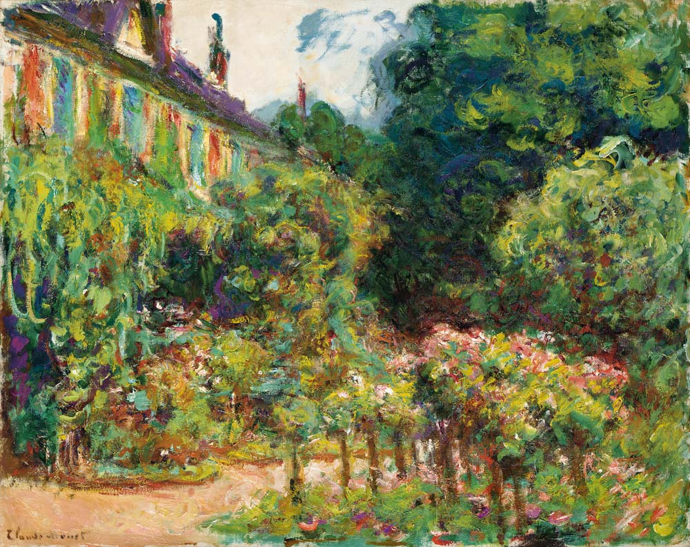 Das Haus des Künstlers in Giverny von Claude Monet