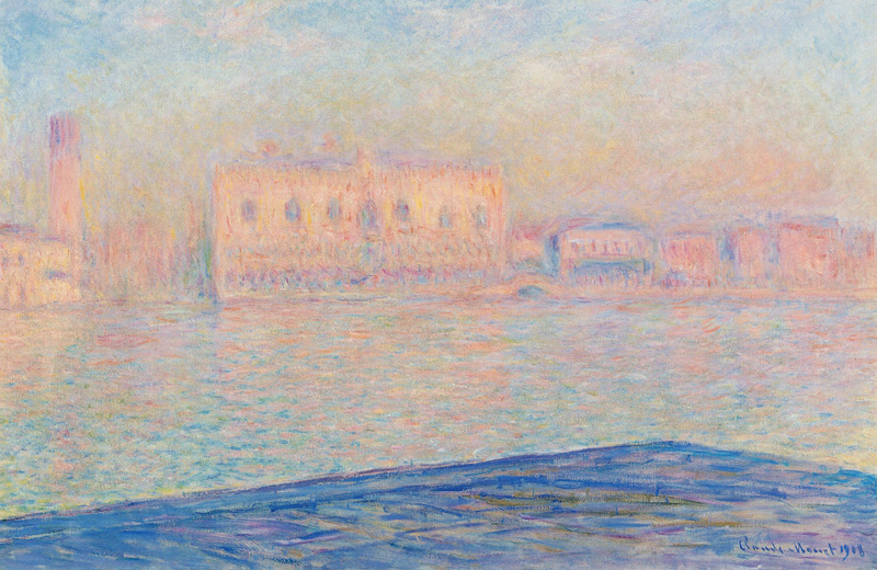Der Dogenpalast von San Giorgio Maggiore aus gesehen von Claude Monet