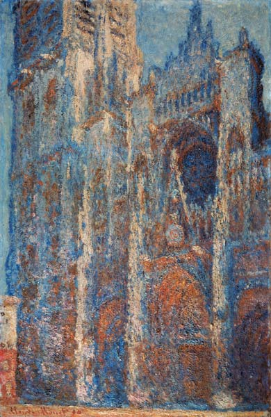 Die Kathedrale von Rouen, mittags von Claude Monet