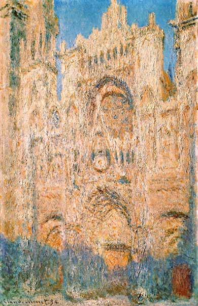 Die Kathedrale von Rouen, mittags. von Claude Monet