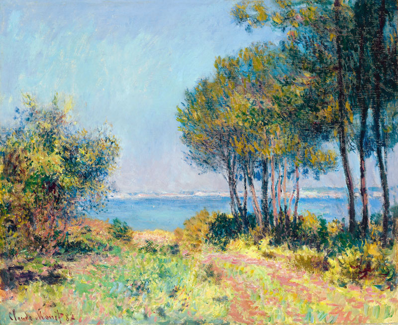 Die Küste bei Varengeville von Claude Monet