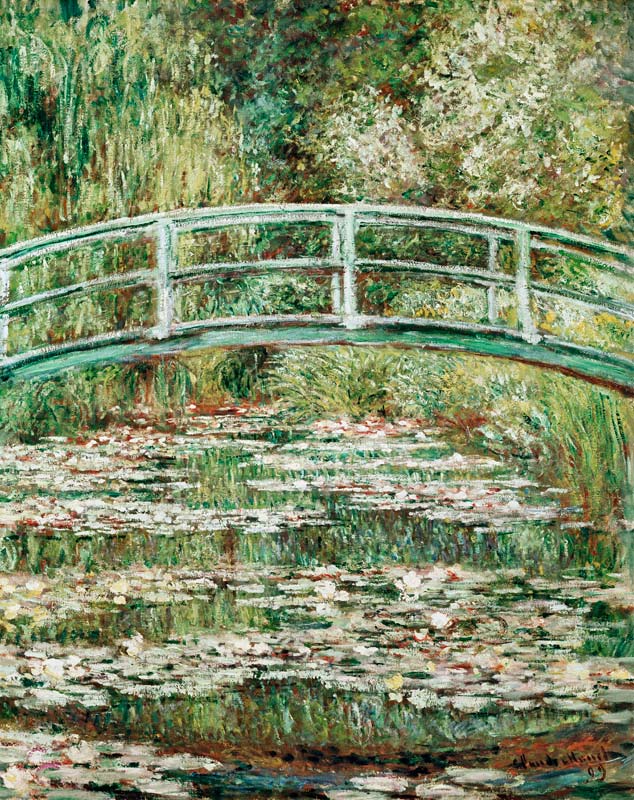Japanische Brücke von Claude Monet