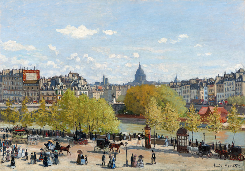 Quai du Louvre, Paris von Claude Monet