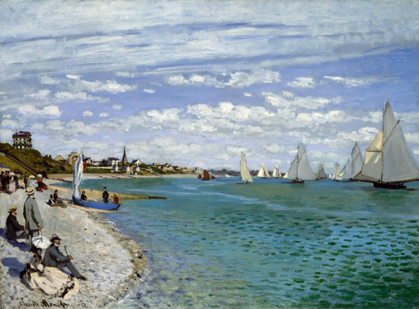 Regatta bei Sainte-Adresse von Claude Monet