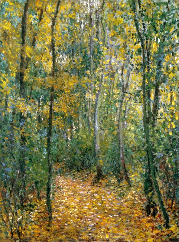 “Sous-bois” (Unterholz), Montgeron von Claude Monet
