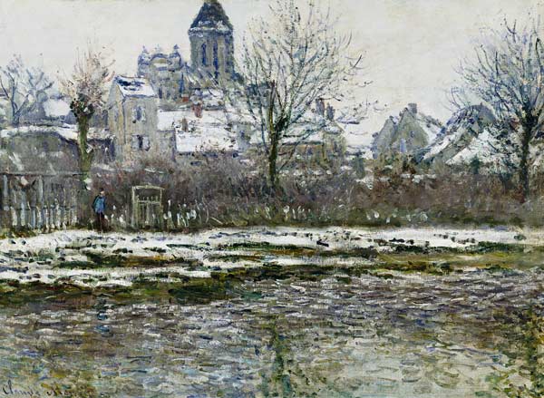 The Church at Vetheuil under Snow von Claude Monet