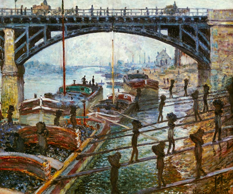 The Coal Workers von Claude Monet