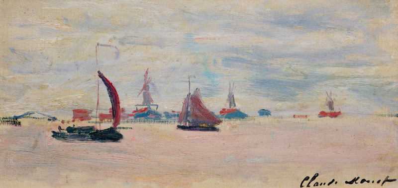 View of the Voorzaan von Claude Monet