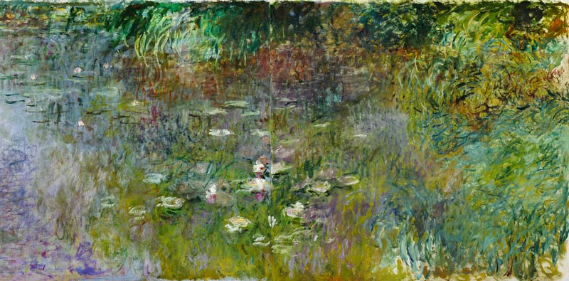 Waterlilies: Morning von Claude Monet