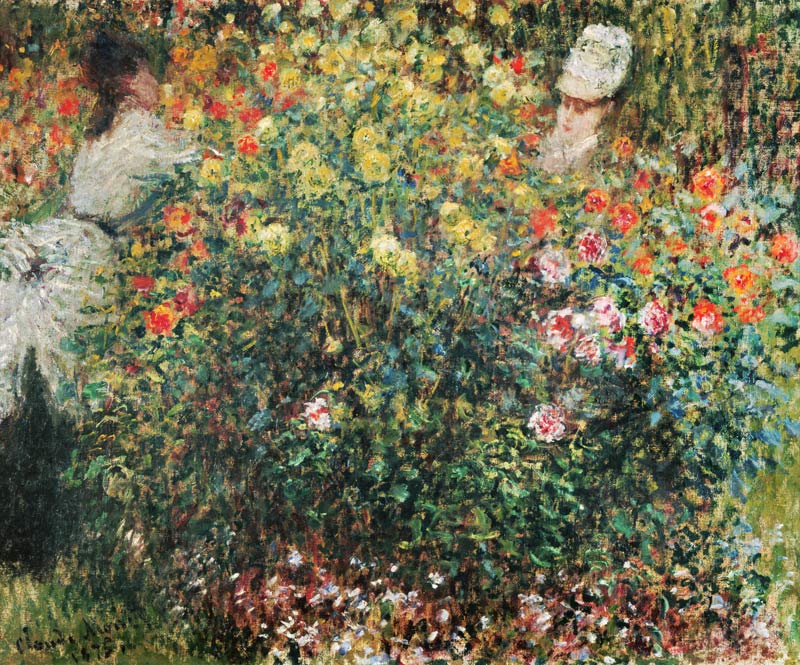 Women in the Flowers von Claude Monet