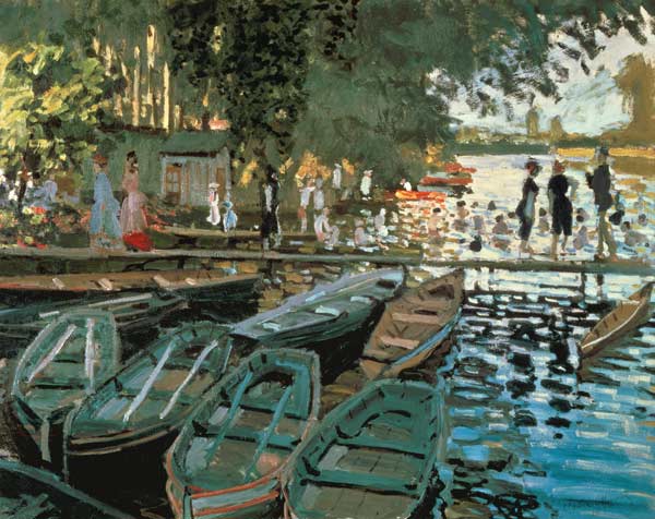 Bathers at La Grenouillere von Claude Monet