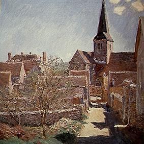 Bennecourt. von Claude Monet