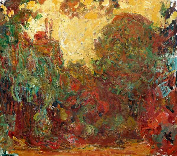 The House seen from the Rose Garden von Claude Monet