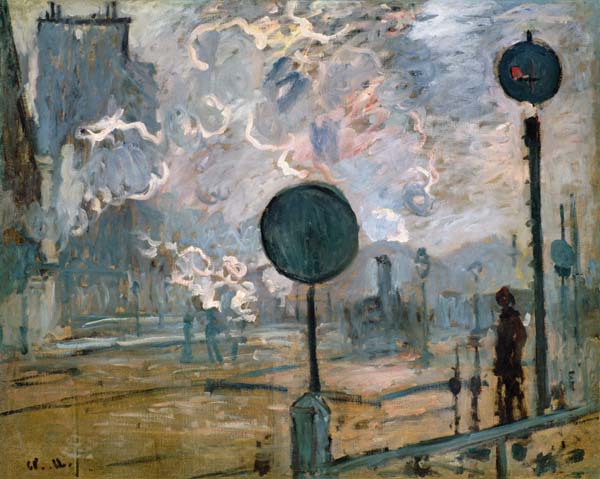 Der Bahnhof Saint-Lazare (Le Signal) von Claude Monet