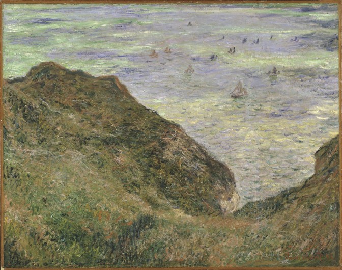Die Felsen von Pourville von Claude Monet