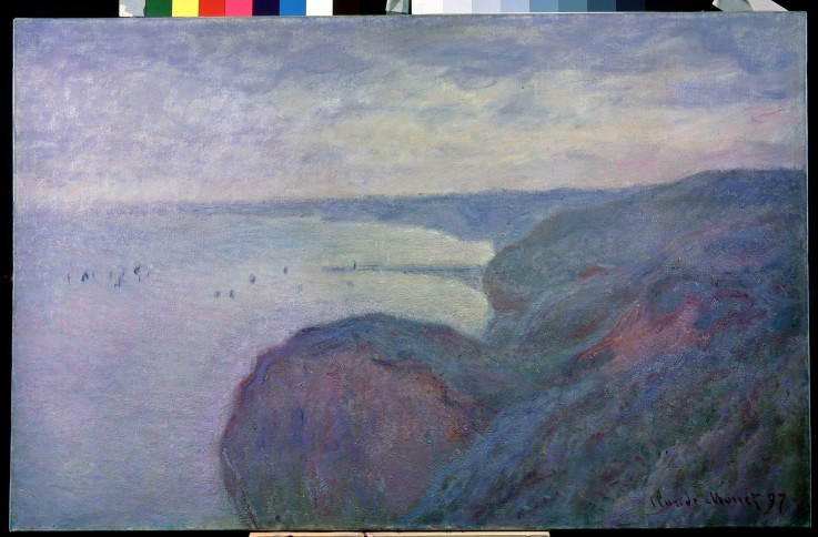 Felsen in der Nähe von Dieppe von Claude Monet