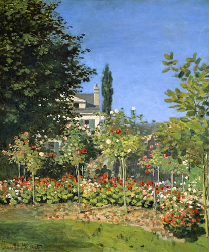 C.Monet, Bluehender Garten von Claude Monet