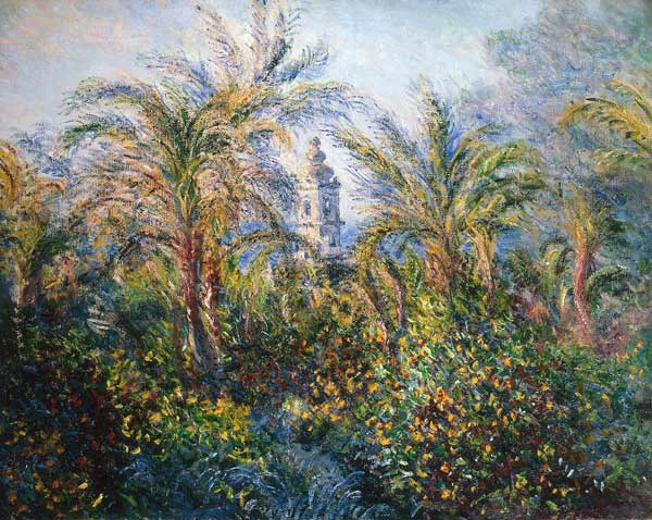 Garden in Bordighera, Impression of Morning von Claude Monet