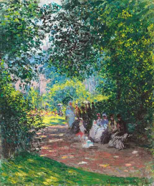 Im Park Monceau (Au Parc Monceau) von Claude Monet