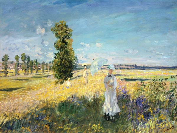 Der Spaziergang (Argenteuil) von Claude Monet