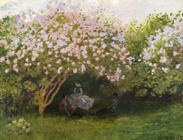 Lilacs, Grey Weather von Claude Monet