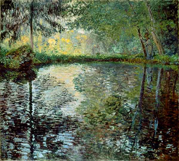 Teich im Park von Montgeron von Claude Monet