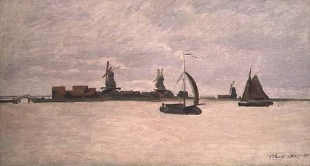 The Outer Harbour at Zaandam von Claude Monet