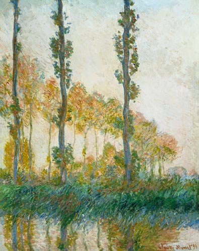 Pappeln im Herbst. von Claude Monet