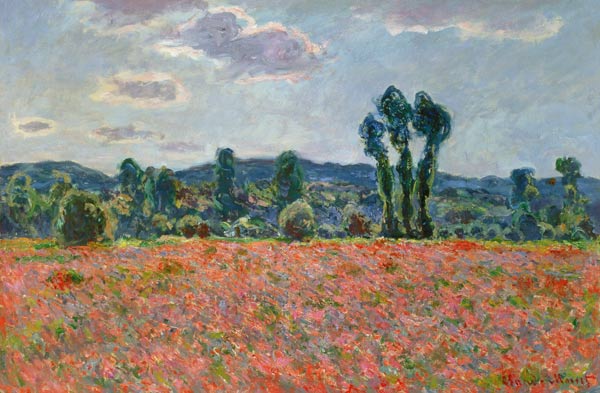 Poppy Field von Claude Monet