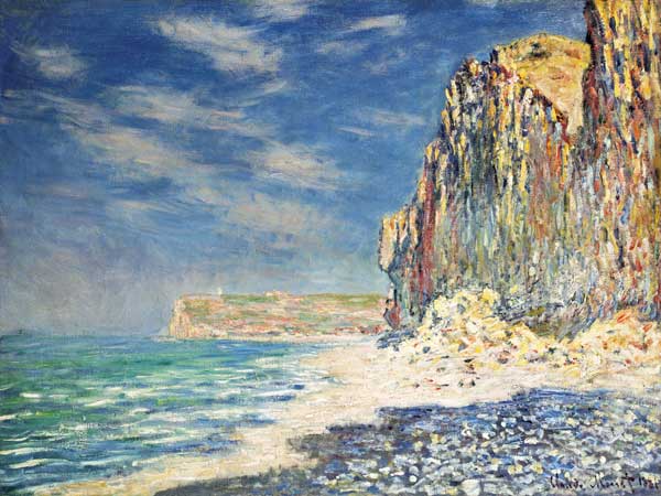 Steilküste bei Fécamp (Falaise près de Fécamp) von Claude Monet