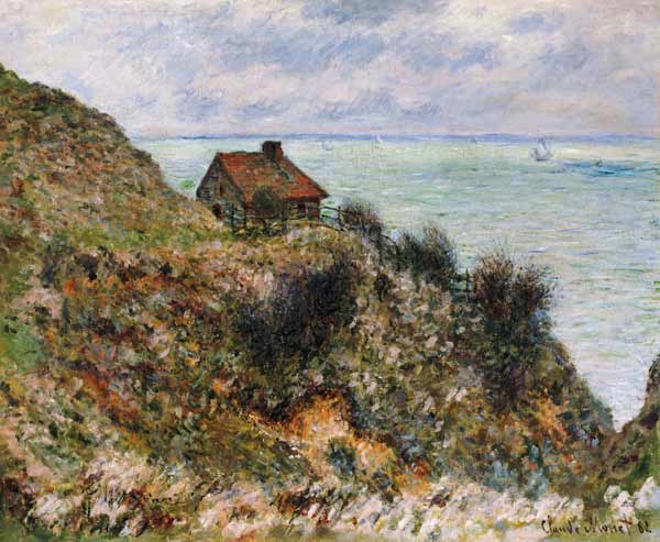 The Customs Officers' Hut at Pourville von Claude Monet
