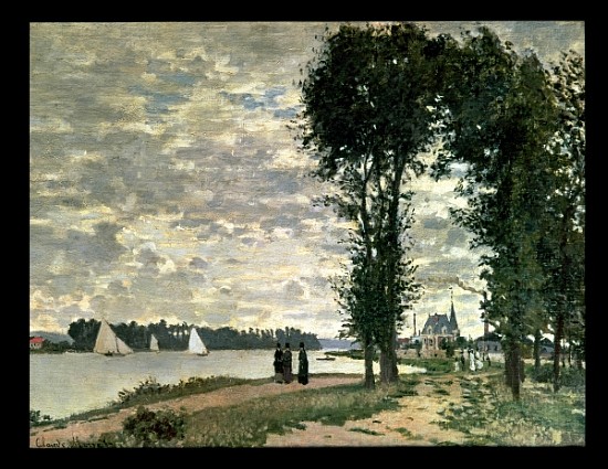 The Banks of the Seine at Argenteuil von Claude Monet