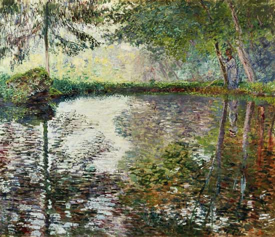 The Lake at Montgeron von Claude Monet