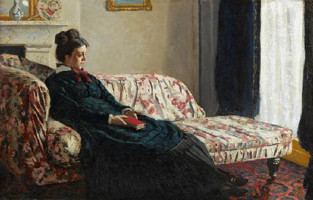 Meditation. Madame Monet au canape 1871
