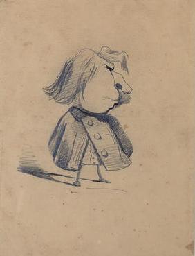 Alexandre Ursule Cellerier, called Felix, 1855-60 (pencil on paper) 19th