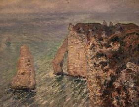 L'Aiguille and the Porte d'Aval, Etretat 1886