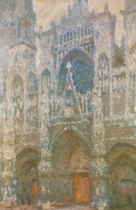 Rouen Cathedral, the west portal, dull weather 1894