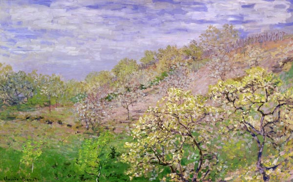 Trees in Blossom von Claude Monet