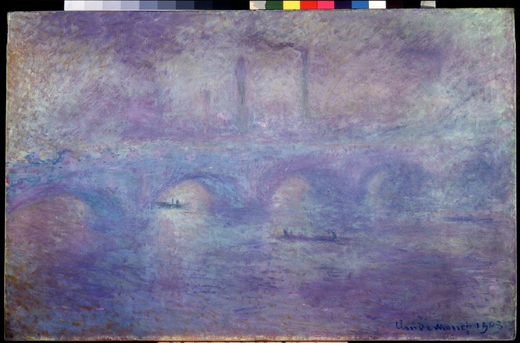 Waterloo-Bridge. Nebeleffekt von Claude Monet