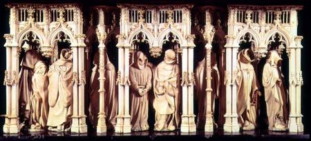 Figures of Monks on the tomb of Philip II the Bold Duke of Burgundy (1342-1404) von Claus Sluter
