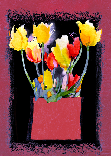 Tulips von Clive  Metcalfe